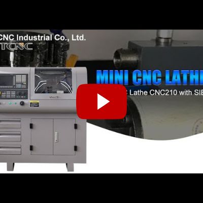 Slant-bed CNC Lathe machine CNC 210, Siemens 808D Price