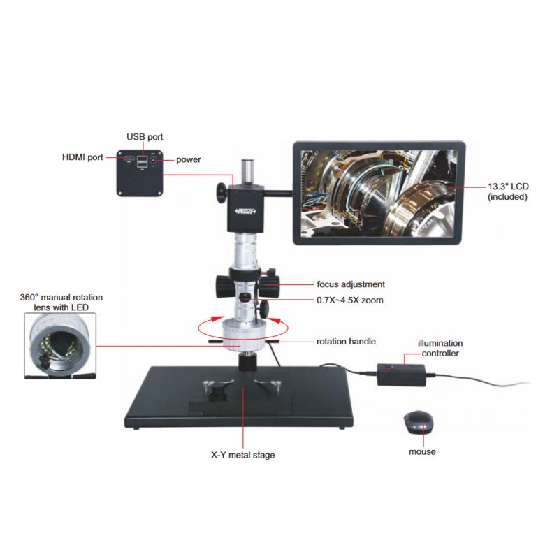 Mikroskop 3D rotirajući, Insize Cijena