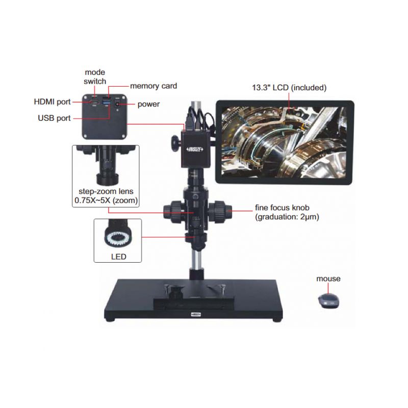 Mikroskop digitalni HD Auto-Focus, Insize Cijena