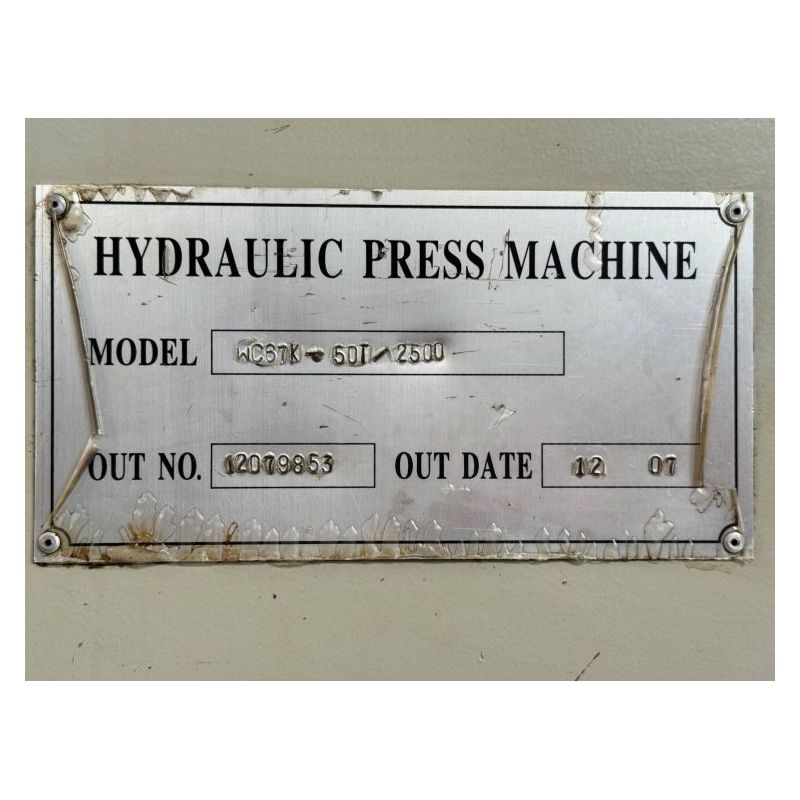 Apkant preša hidraulična WC67K 50tx2500 mm, E200 Cijena