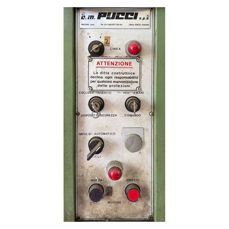 Apkant preša PUCCI 4000 mm x 80t Cijena