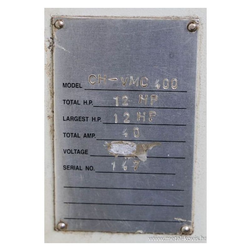 CNC obradni centar CH-VMC400 - neispravan Cijena