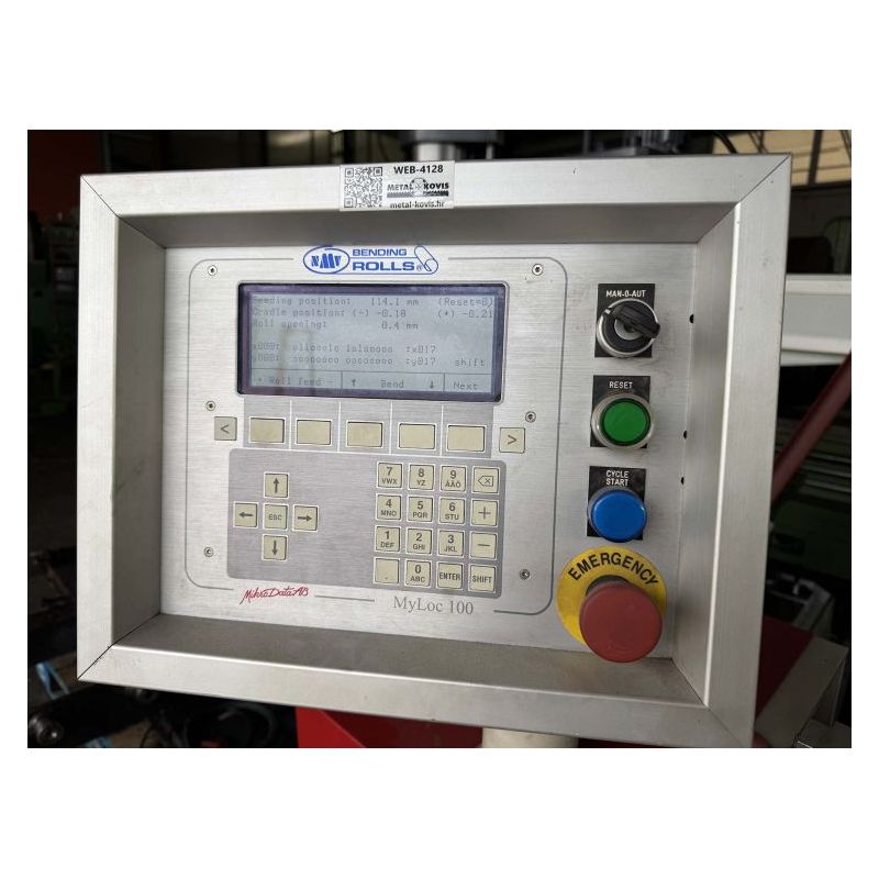 CNC valjci za savijanje Luna 8835 18/05, 1890 x 0,5 mm, Sweden(Švedska) Cijena