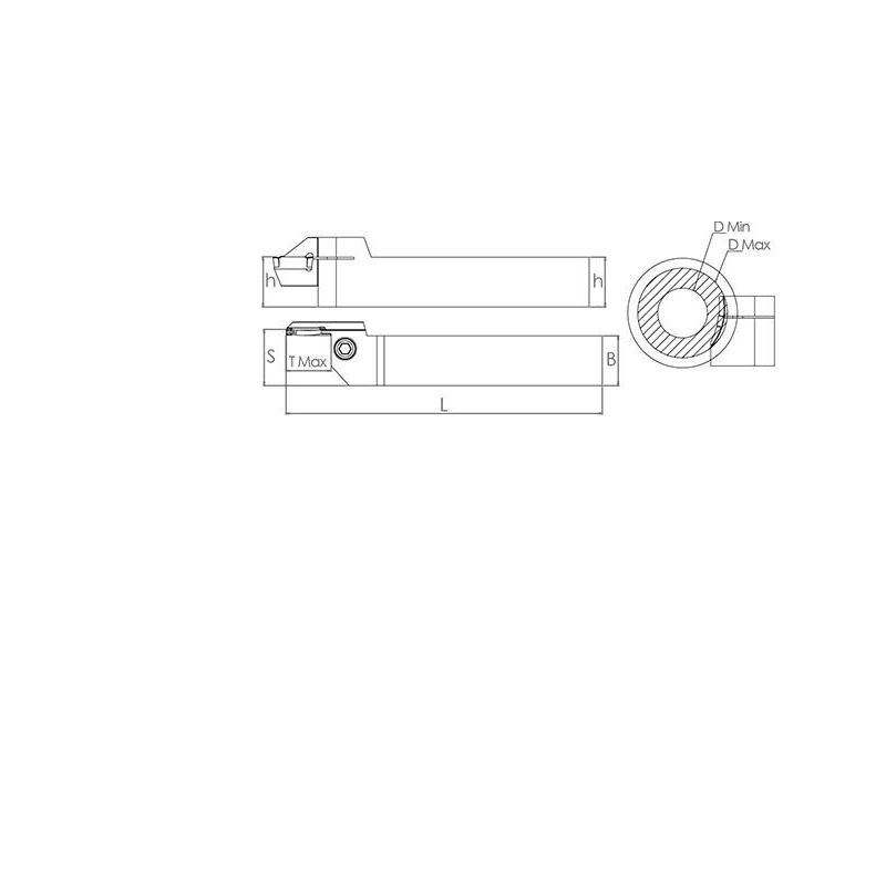 Držač pločice 2525 BDKTA-K3C, 100-150 mm Cijena