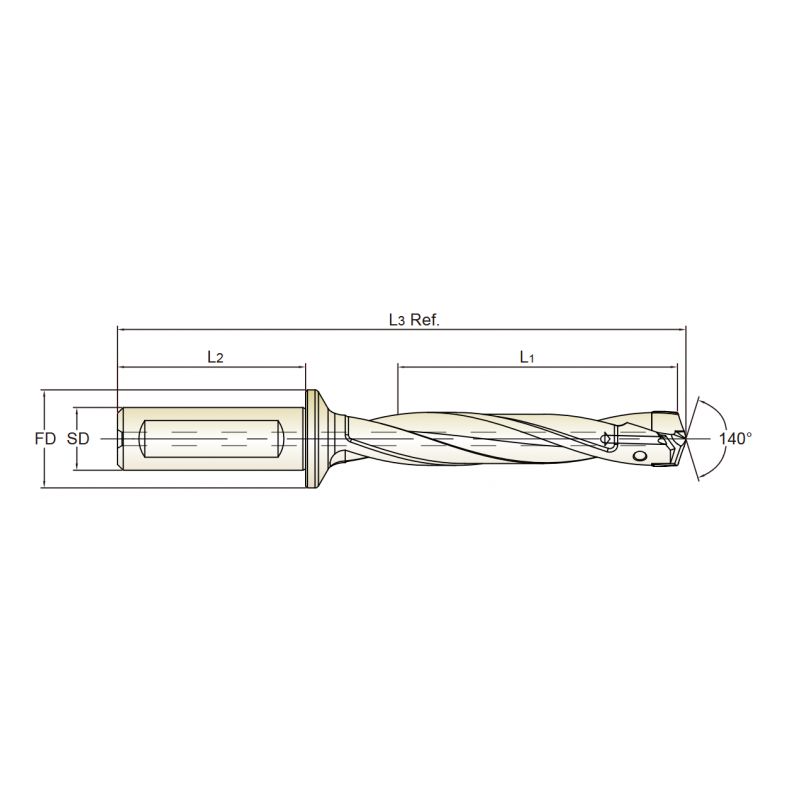 Držač pločice za bušenje i-ONE, 5xD, 18.00-18.90 mm, YG-1 Cijena