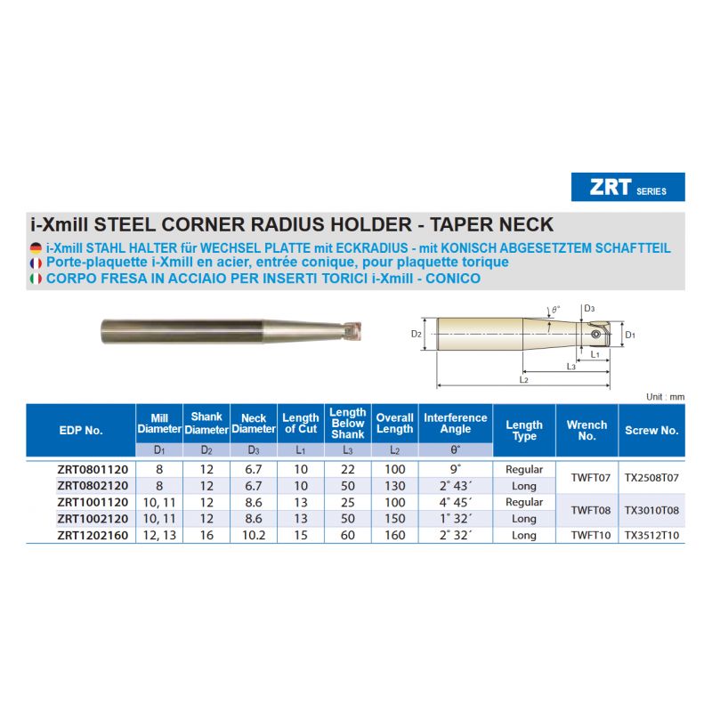 Turn Holder ZRT 1001120, YG-1, YG-1 Price