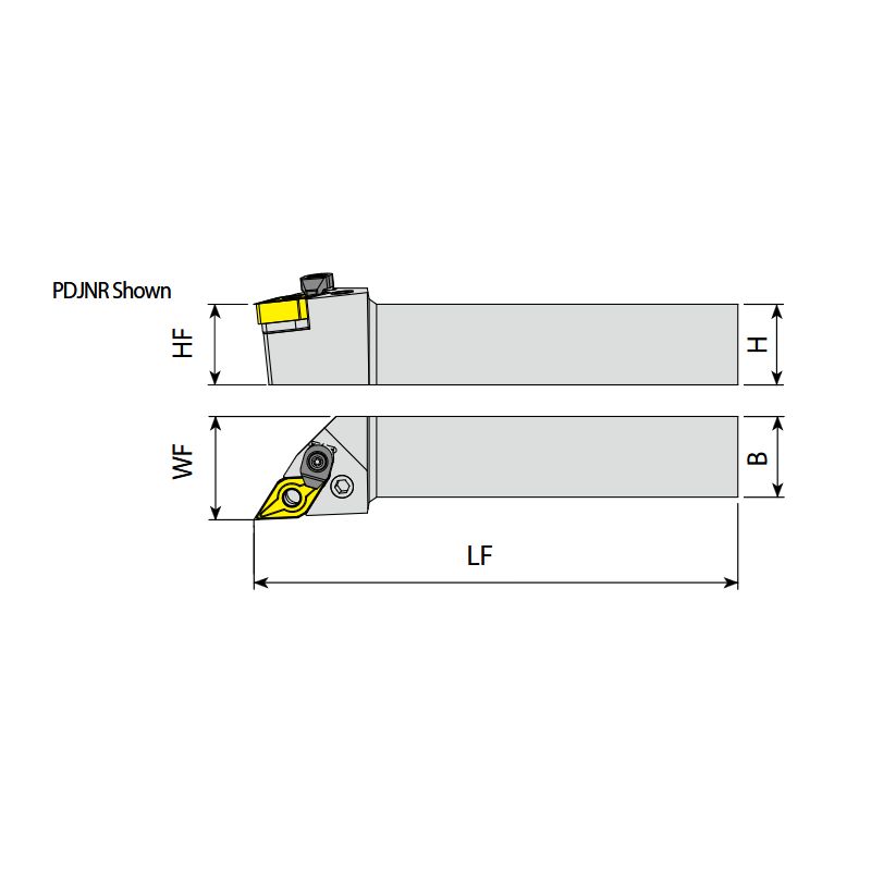 Držač pločice za tokarenje PDJNR 1616-H11, YG-1 Cijena