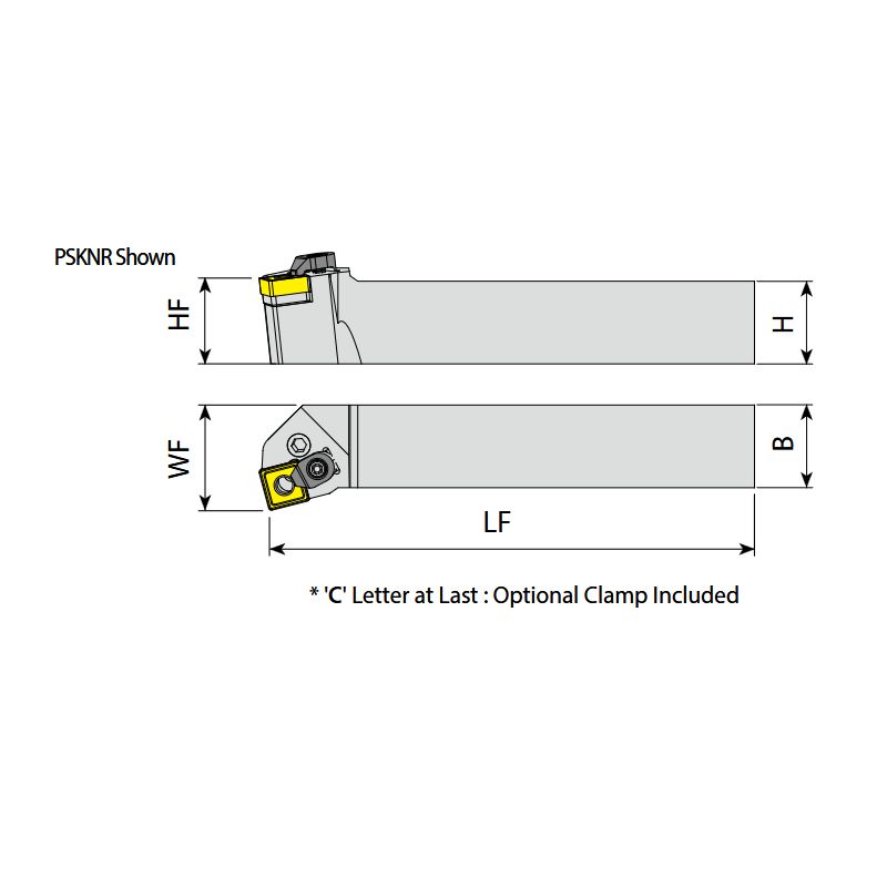 Držač pločice za tokarenje PSSNR 2020K 12C, YG-1 Cijena