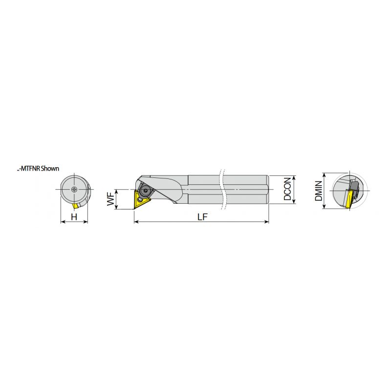 Držač pločice za tokarenje S20R MTUNR 16, YG-1 Cijena
