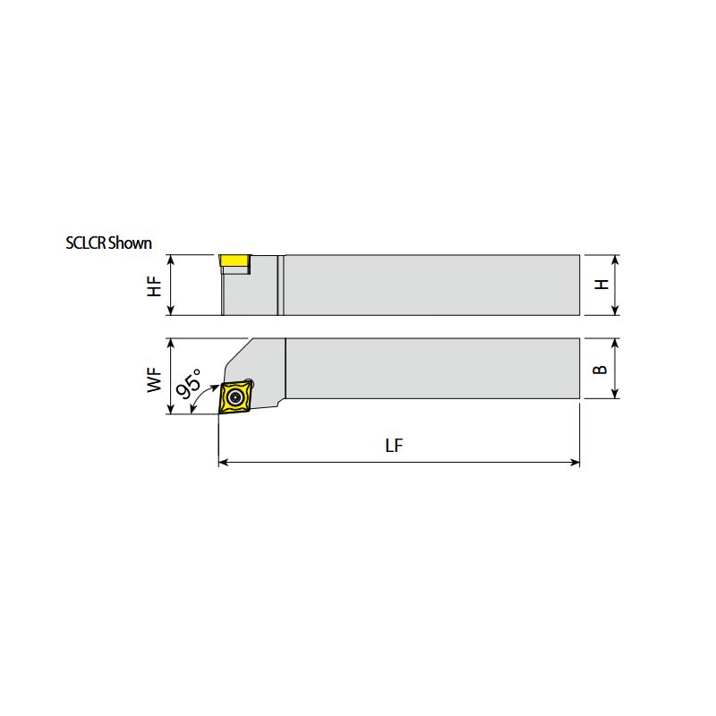 Držač pločice za tokarenje SCLCR 0808E 06, YG-1 Cijena