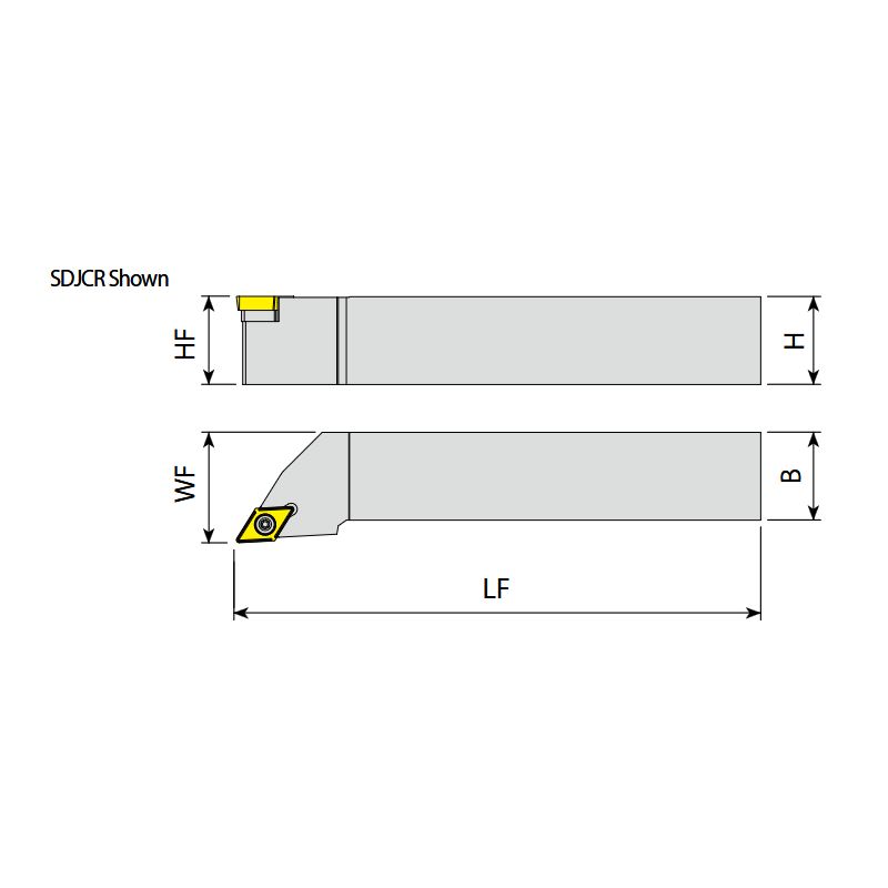 Držač pločice za tokarenje SDJCR 1212F 07, YG-1 Cijena