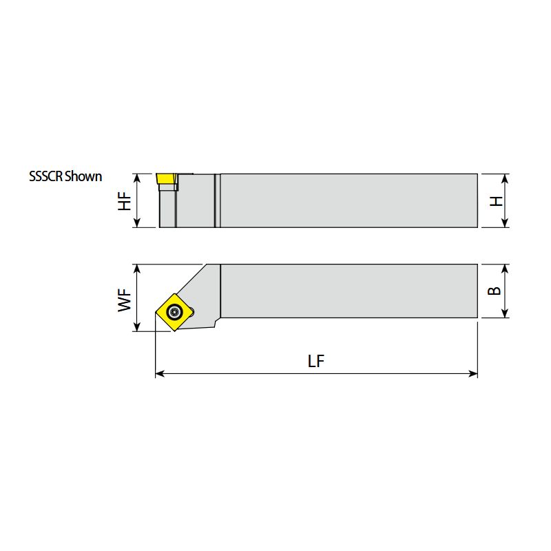 Držač pločice za tokarenje SSSCR 1616H 09, YG-1 Cijena