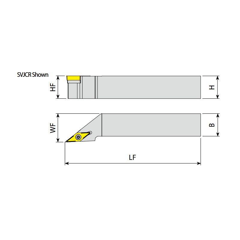 Držač pločice za tokarenje SVVCN 1212-F11, YG-1 Cijena