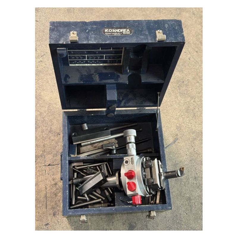 Glava za istokarivanje D’Andrea TA120, ima posmak, može raditi kanal za zegere Cijena