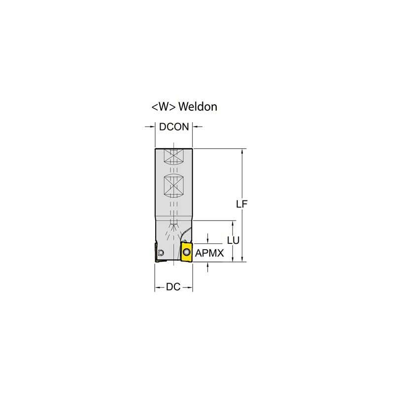 Glodaća glava E90-APKT16-D32Z3W25-L110, YG-1 Price