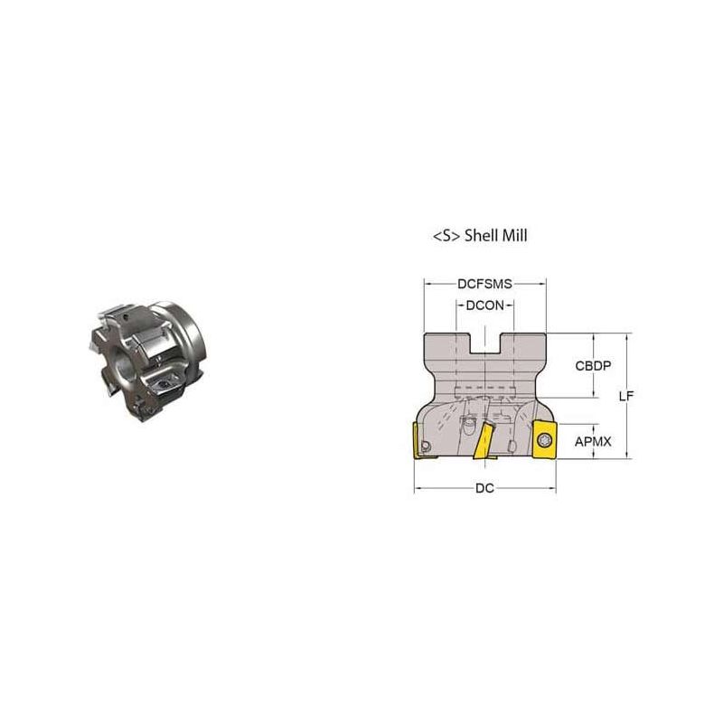 Face Milling Cutter F90-APKT16-D100Z8S32, YG-1 Price