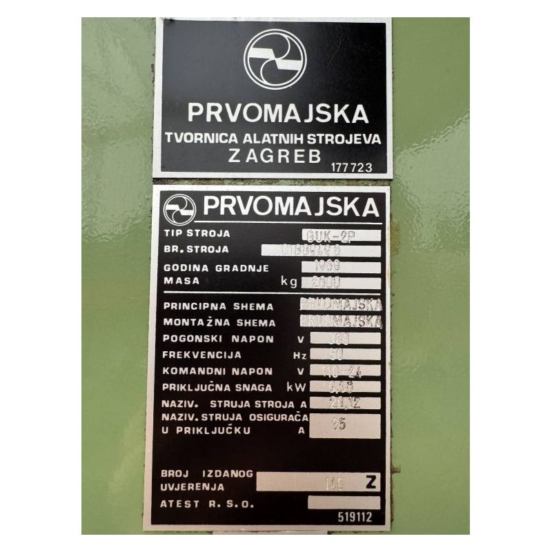 Glodalica GUK-2, u viđenom stanju Cijena