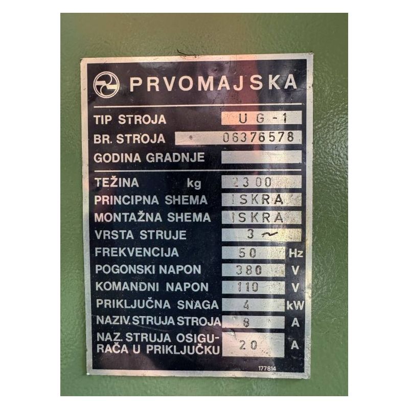 Glodalica Prvomajska UG-1 Price