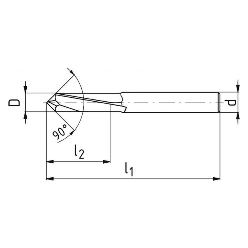 Glodalo Multifunction Ø4 mm, 2P, 90, DIN 6535, SC, AlTiN, N, ZPS Cijena