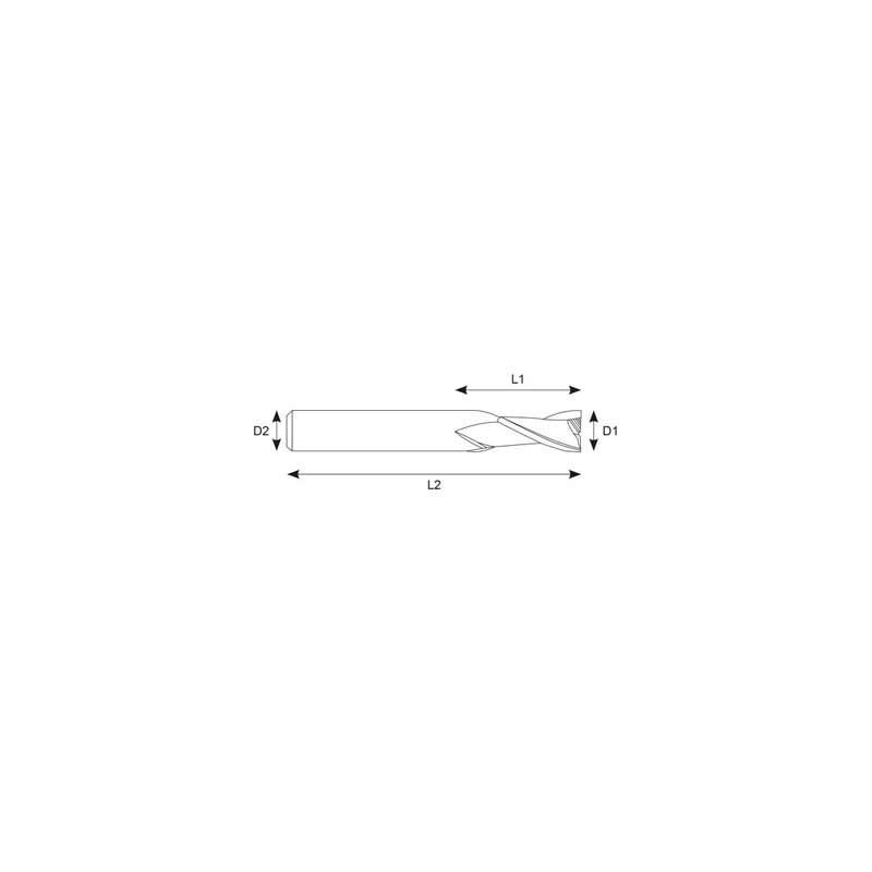 Carbide, 2 Flute Short Length 1X4X3X40 Price