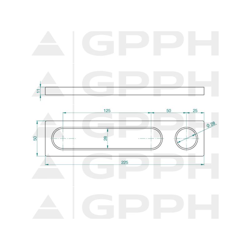 Graničnik Ø225 mm, 16 mm, PLUS, GPPH Cijena