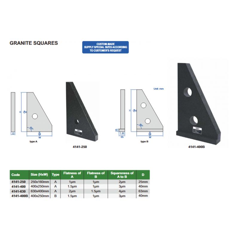 Granite Square 250x160mm Price