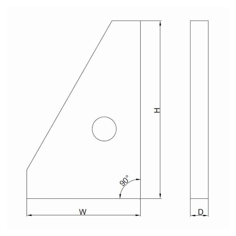 Granitni trokut, 250×160 mm Cijena