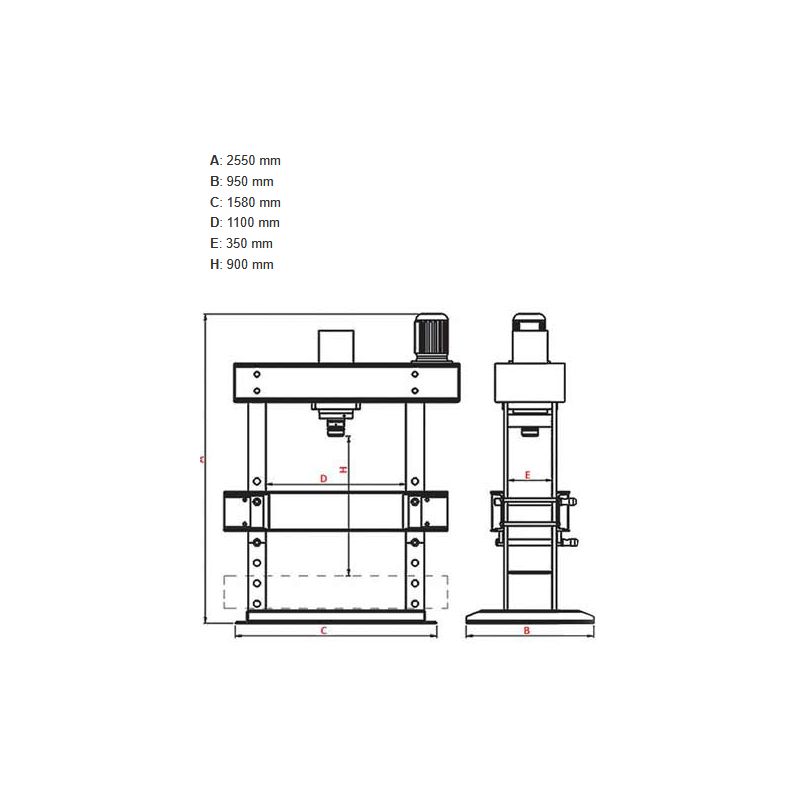 Hidraulična preša Hidroliksan 160t Cijena