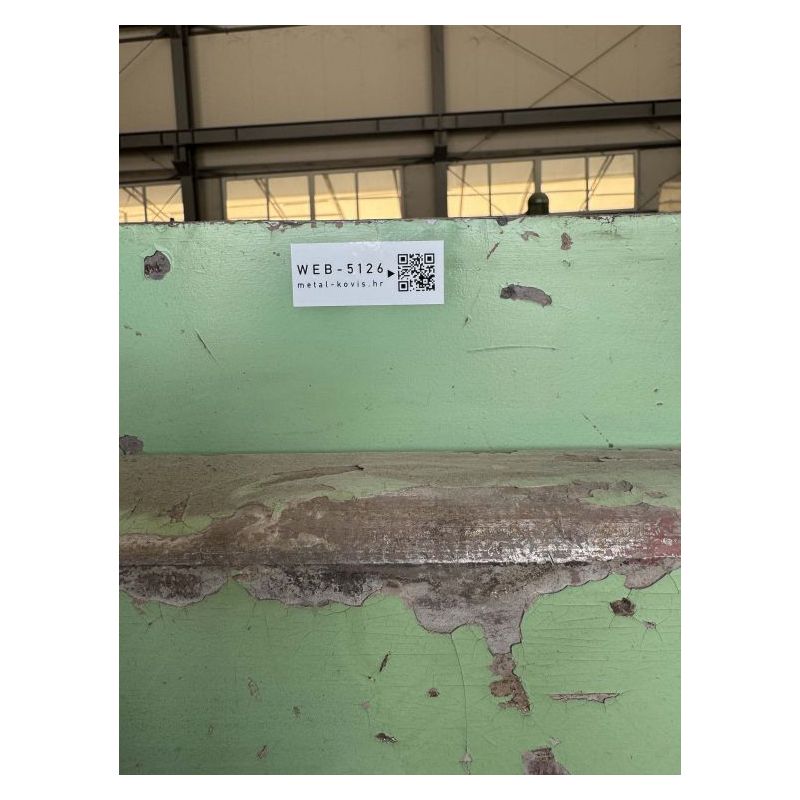 Hidraulične škare za lim 2000x6 mm, STROJAREN PIESOK NTE 2000/6,3 Cijena