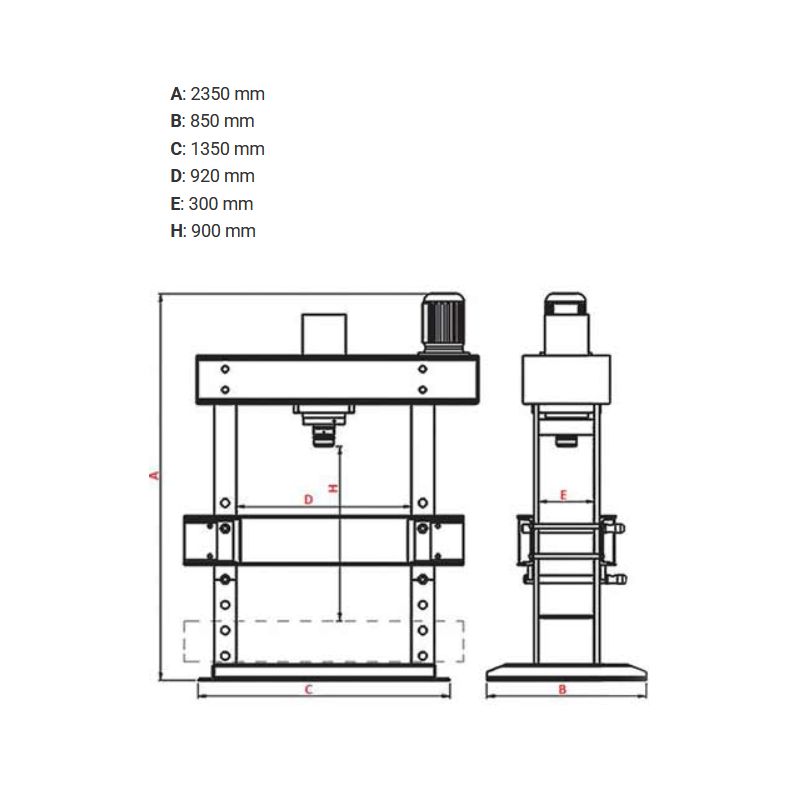 Hidraulična preša Hidroliksan 80t Cijena