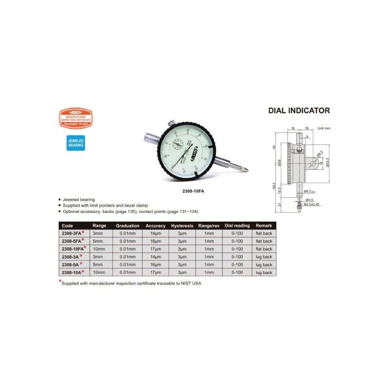 KOMPARATOR 0-10 mm + MAGNETNI STALAK 80 kg Insize Cijena