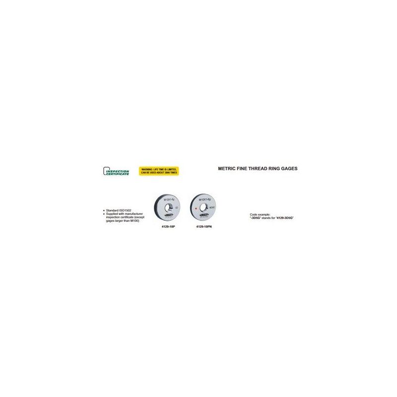 Fine Thread Ring Gauge, 6G,No Go, With Certificate M24x1 Price