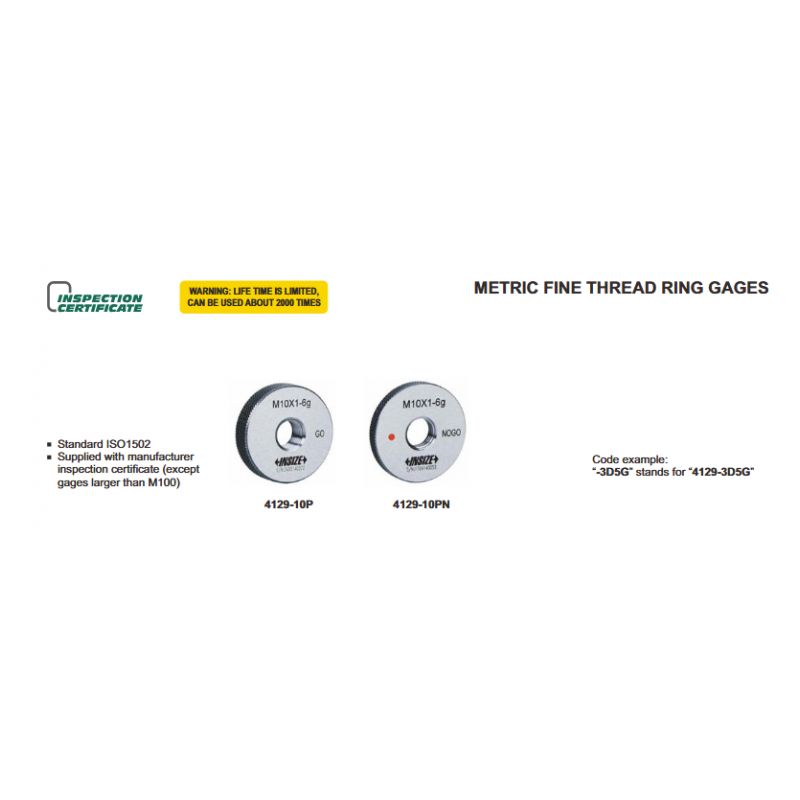 Kontrolna matica M24×1,5, “IDE”, Insize Cijena