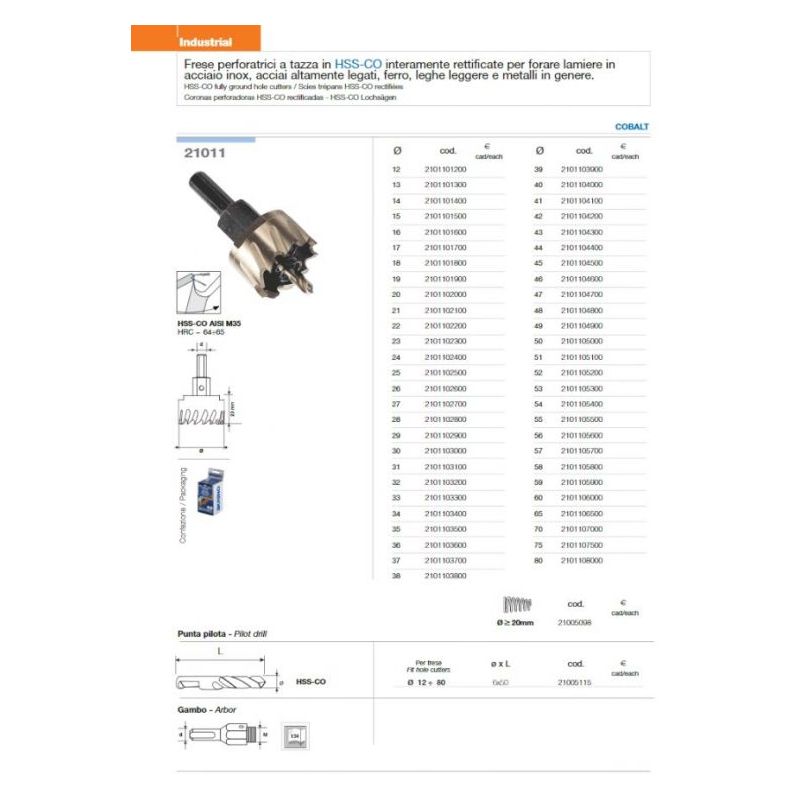 Kruna Ø19 mm HSS-Co, Krino Cijena