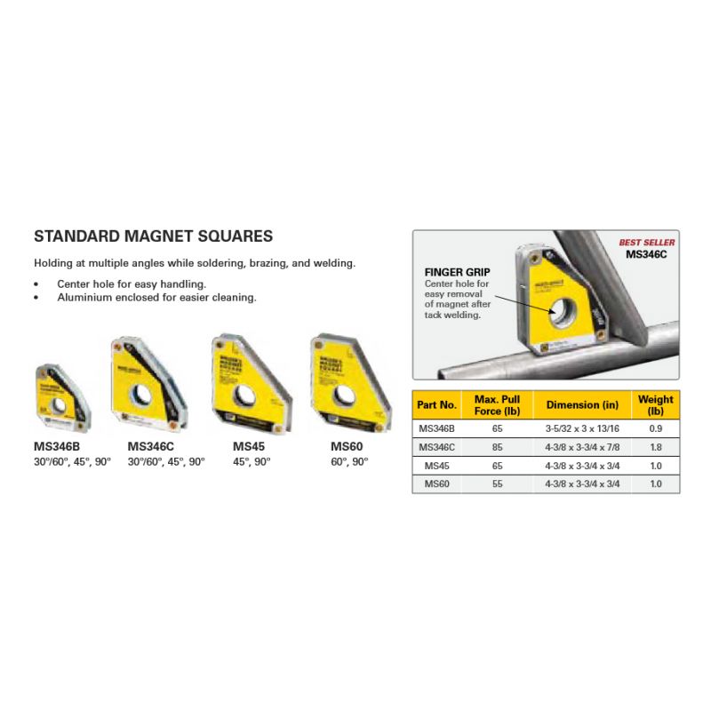 Magnetni kutnik 90°/45°/30°/60° Cijena
