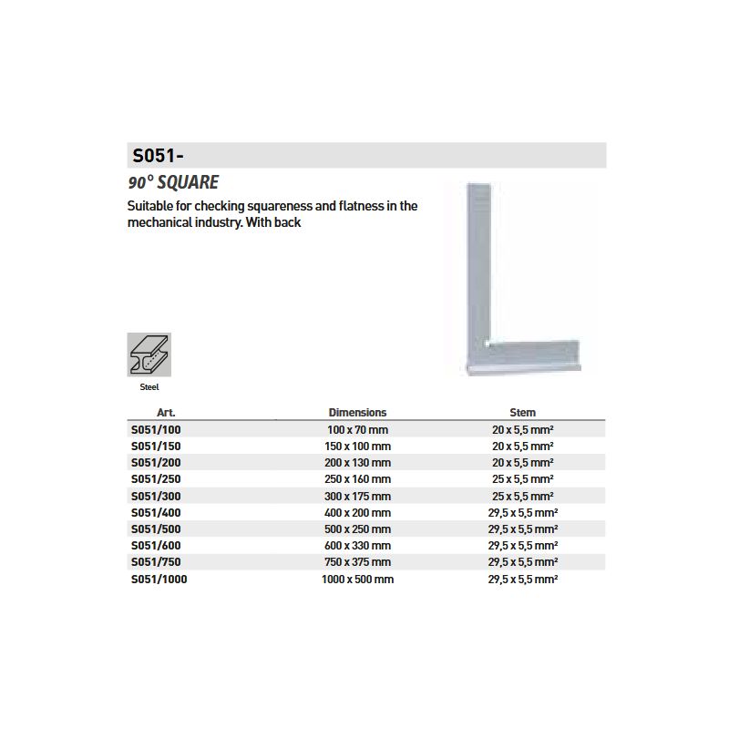 Kutnik s naslonom, 250x160 mm, Fervi Cijena