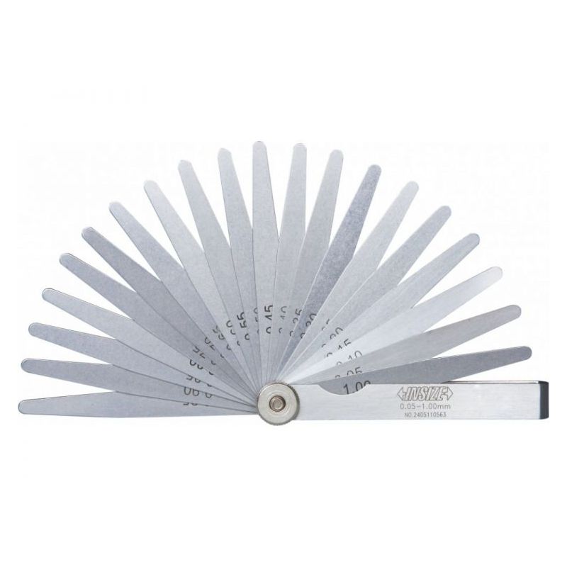 Listići za provjeru zračnosti, 100mm 0.05-2.00 mm 15dj. Insize Cijena