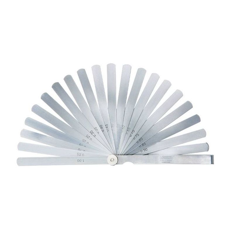 Listić za provjeru zračnosti produženi 0.05 - 1.00 mm L=150 mm 20dj., Insize Cijena