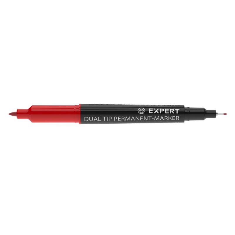 Double-ended dual-tip marker 0.5/1 mm red expert Price