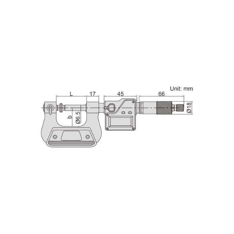 Digital Universal Micrometer, With Tips 0-25mm 0.001mm Price