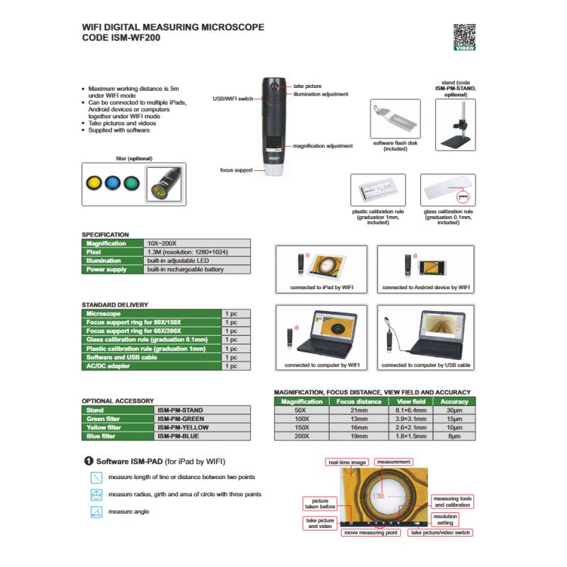 Digitalni mikroskop - WiFi, Insize Cijena