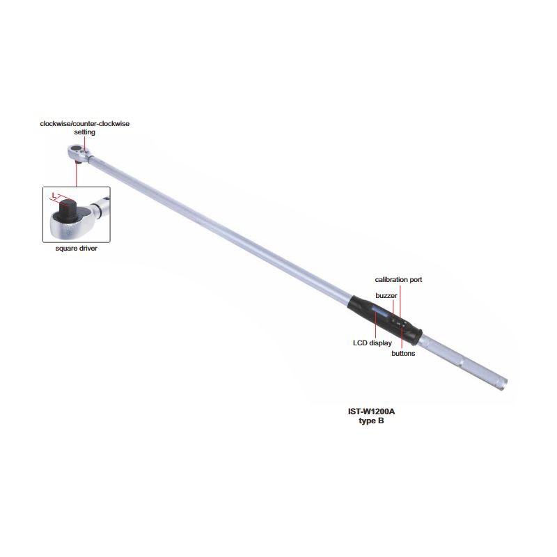 Moment ključ digitalni 300-1500 N.m, Insize Cijena