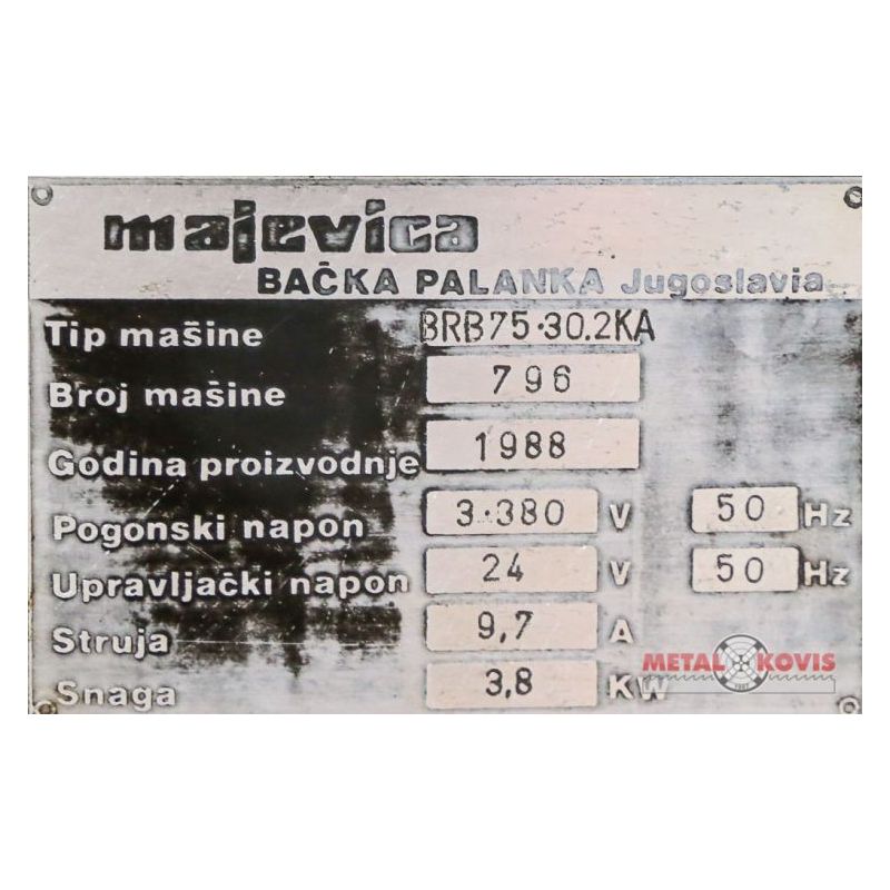 Planska brusilica Majevica BRB 750x300 mm Price