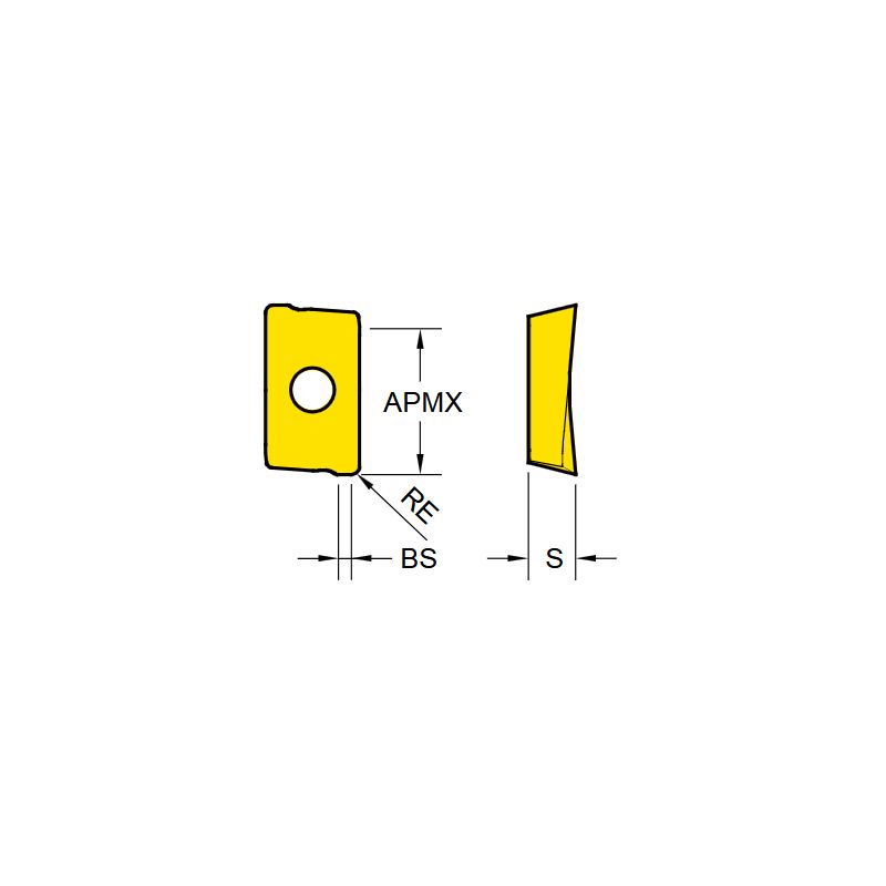 Pločica APKT 160404-PDTR-YG713, YG-1 Cijena