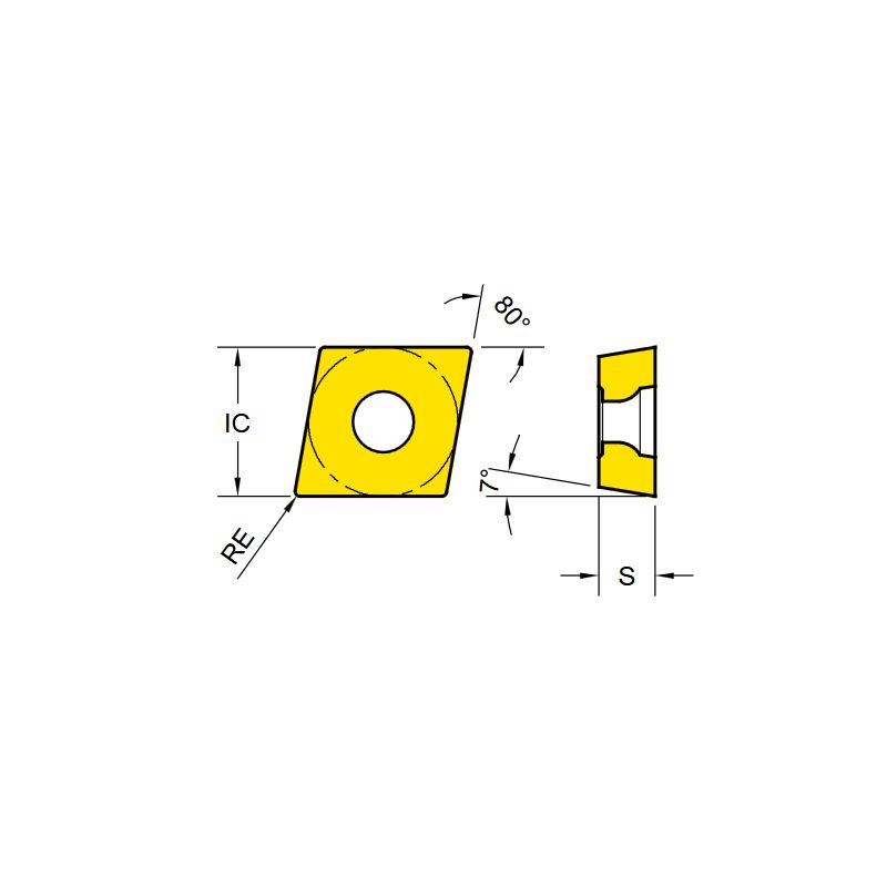 Pločica CCMT 09T304-UG-YG1010, YG-1 Cijena