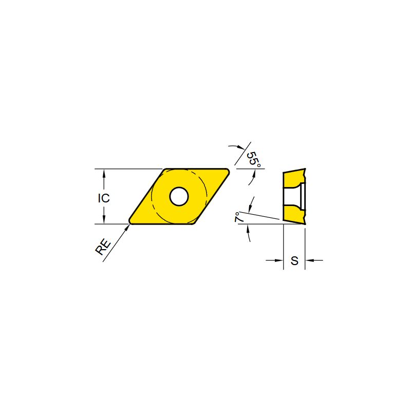 Pločica DCMT 11T308-UG-YG1020, YG-1 Cijena