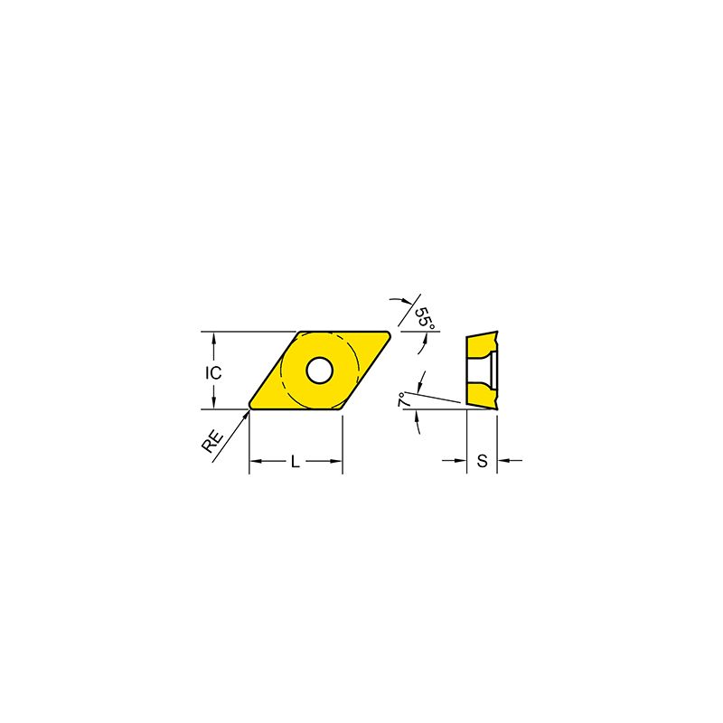 Pločica DCMT 11T304-MM-YG211, YG-1 Cijena