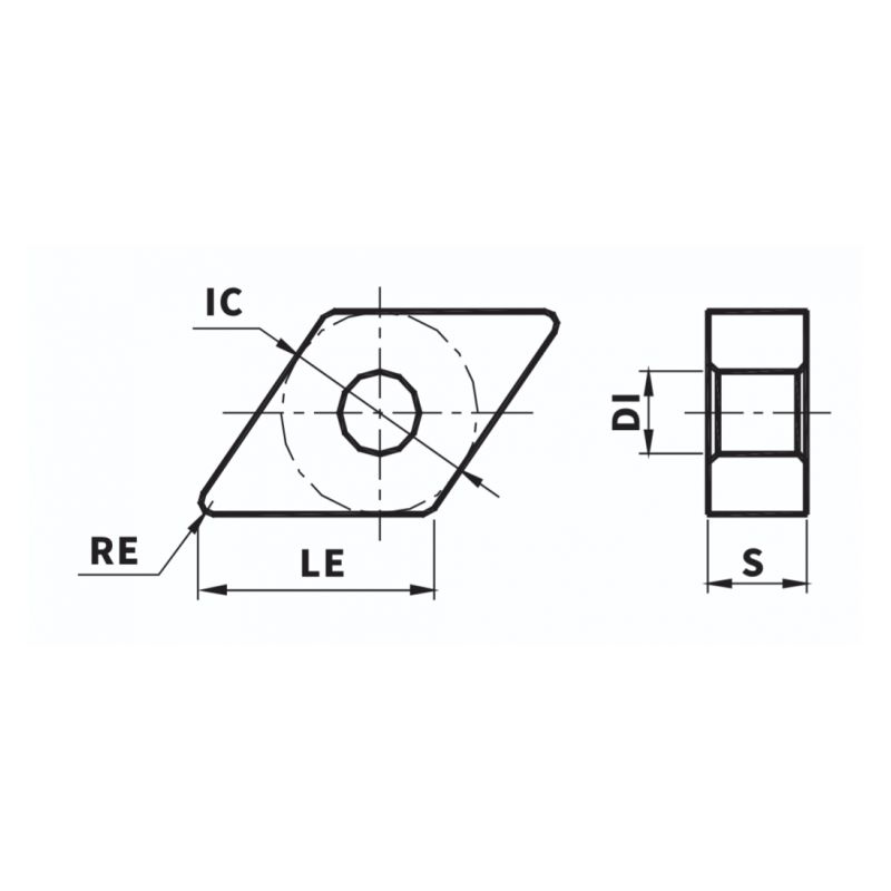 Pločica DNMG 150404-BF HS7225, Hardstone Cijena