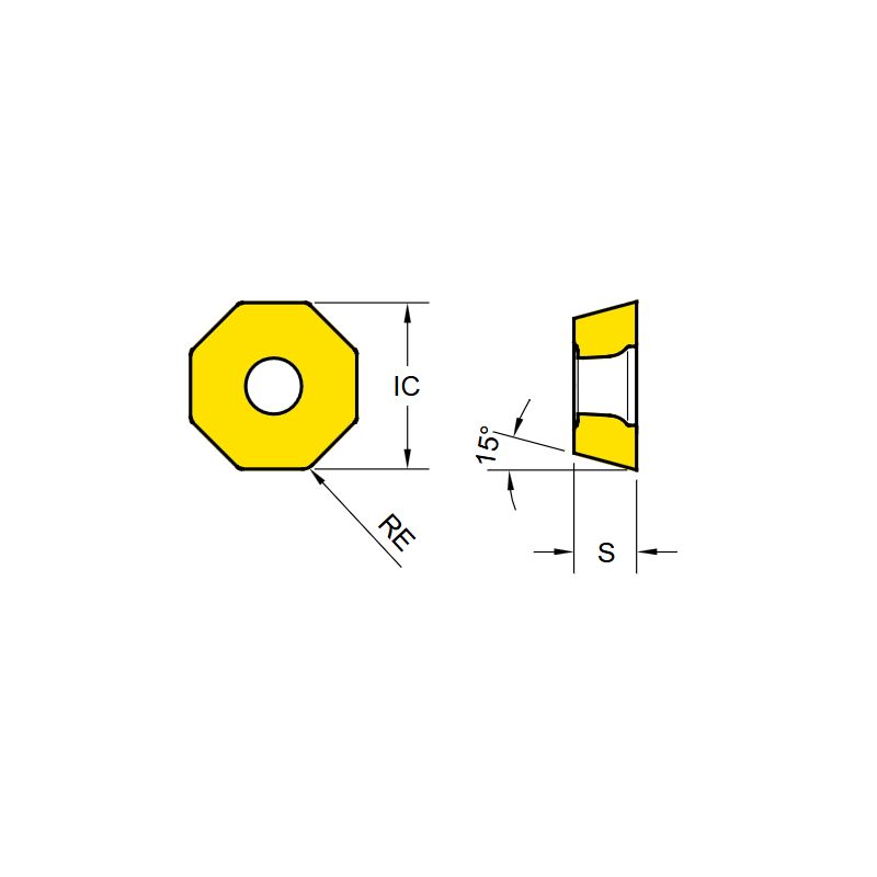 Pločica ODMT 060508-YG613, YG-1 Cijena