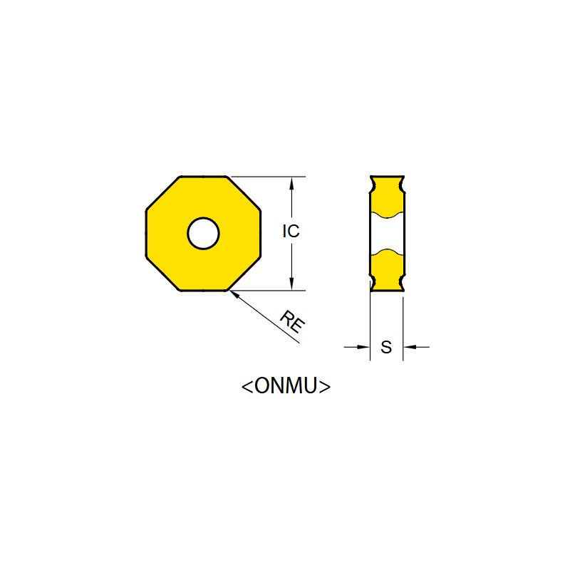 Pločica ONMU 080608-YG5020, YG-1 Cijena